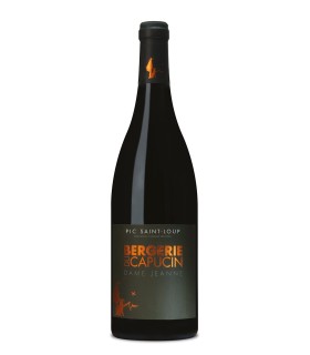 Vin rouge AOP pic saint loup Dame Jeanne - Bergerie du Capucin