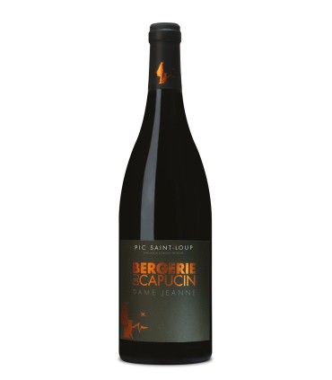Vin rouge AOP pic saint loup Dame Jeanne - Bergerie du Capucin