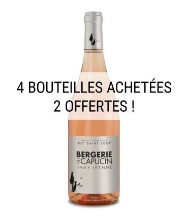 OFFRE 4+2 - Dame Jeanne rosé 2023