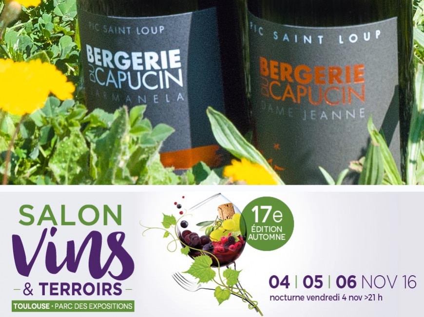 Salon Vins & Terroir à Toulouse du 4 au 6 novembre 2016